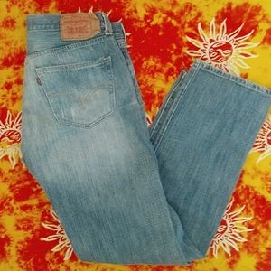 Mens vintage 501 Levi's denim straight leg jeans